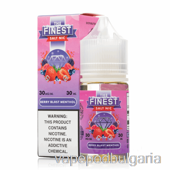 Vape Течности Berry Blast Menthol - най-доброто плодово издание сол Nic - 30ml 30mg